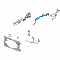 OEM Ford Thunderbird Liquid Line Diagram - 3W4Z-19835-CA