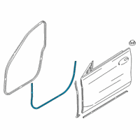 OEM 2019 BMW 640i xDrive Gran Turismo Door Weatherstrip Diagram - 51-72-7-933-179