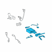 OEM Toyota Sequoia Vapor Canister Diagram - 77740-0C060