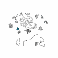 OEM 2014 Acura TL Bracket, Transmission Mounting (Lower) Diagram - 50650-TK4-A11