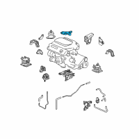 OEM 2009 Acura TL Bracket, Engine Side Mounting (4WD) Diagram - 50620-TK5-A00