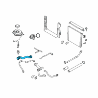 OEM 2010 BMW X5 Coolant Hose Diagram - 17-12-7-536-231