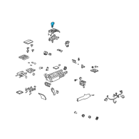 OEM 2008 Acura RL Knob, Select (Gray) Diagram - 54130-SJA-A01ZB