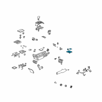 OEM 2007 Acura RL Panel Assembly, Center Console (Graphite Black) Diagram - 77296-SJA-A42ZA