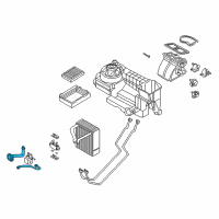 OEM 2007 BMW 750Li Coolant Pipe Diagram - 64-10-6-907-745