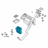 OEM BMW 760Li Evaporator Diagram - 64-11-9-134-630