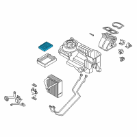 OEM 2007 BMW 750Li Micronair Cabin Air Filter Diagram - 64-10-6-907-746