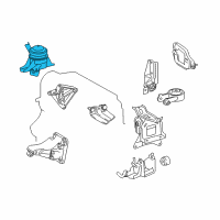 OEM 2009 Scion xD Side Mount Diagram - 12305-37091