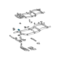 OEM 2004 Toyota Tacoma Mount Bracket Diagram - 51703-35170