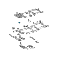 OEM 2002 Toyota Tacoma Mount Bracket Diagram - 51701-35150