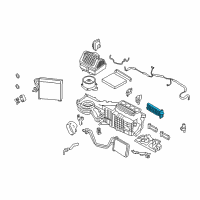 OEM 2019 Nissan Titan Heater Assy-PTC Diagram - 27143-1KB0A