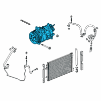 OEM Cadillac XT4 Compressor Diagram - 84746584