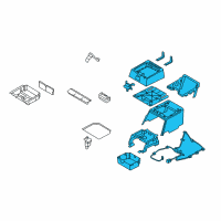 OEM Dodge Ram 3500 BOX/BIN-Floor Diagram - 1DL12XDHAA
