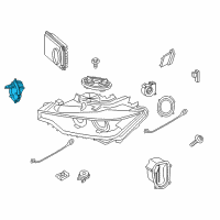 OEM 2015 BMW 435i xDrive Set, Led Module, Cornering Light Diagram - 63-11-7-379-920