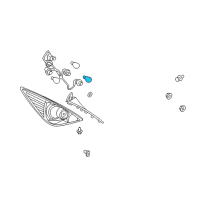 OEM 2008 Nissan Versa Bulb Diagram - 26274-EM00A
