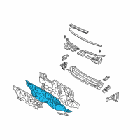 OEM 2006 Toyota Corolla Dash Panel Diagram - 55101-02480