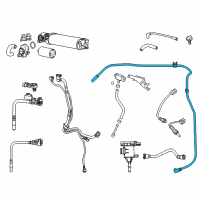 OEM 2013 Dodge Charger Harness-Vacuum Vapor Diagram - 5038437AB