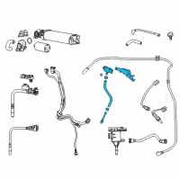 OEM Chrysler 300 Sensor-Exhaust Pressure Differential Diagram - 5035218AB