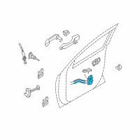 OEM 2012 Hyundai Veracruz Latch & ACTUATOR Assembly-Front Door O Diagram - 81320-3J040