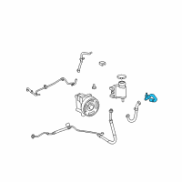 OEM 2009 Mercury Milan Upper Return Hose Diagram - 6E5Z-3A713-AC