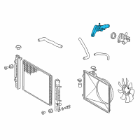 OEM 2017 Toyota Tacoma Water Outlet Diagram - 16331-31260