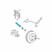 OEM Mercury Mountaineer Brake Line Diagram - 1L2Z9C482AA