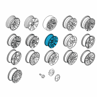 OEM 2013 BMW 335i Light Alloy Rim Diagram - 36-11-8-037-142