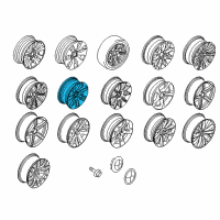 OEM BMW 335is Alloy Rim, Forged Diagram - 36-11-2-283-556