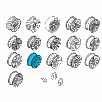 OEM 2013 BMW 335i xDrive Light Alloy Rim Diagram - 36-11-6-791-478