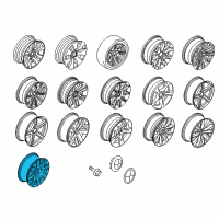 OEM BMW 335is Disc Wheel, Light Alloy, Matt Black Diagram - 36-11-2-284-151