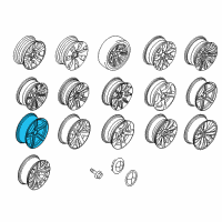 OEM BMW 335is Disc Wheel, Light Alloy, Bright-Turned Diagram - 36-11-6-791-999