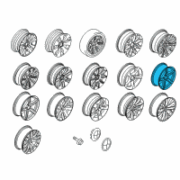 OEM 2011 BMW 335i xDrive Disc Wheel, Light Alloy, Bright-Turned Diagram - 36-11-7-844-344