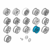 OEM BMW 335is Light Alloy Rim Diagram - 36-11-6-791-480