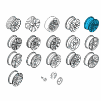 OEM BMW 328i xDrive Light Alloy Rim Diagram - 36-11-8-036-933