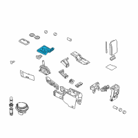 OEM Ford Explorer Sport Trac Top Finish Panel Diagram - 8L2Z-78045A76-BC