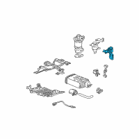 OEM 2004 Acura MDX Stay, Fuel Vent Diagram - 17360-S0X-A01