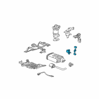 OEM Acura MDX Valve, Canister Vent Shut (Made In Mexico) Diagram - 17310-S84-L31