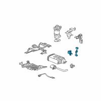 OEM 2004 Honda Pilot Valve, Canister Vent Shut (Made In Mexico) Diagram - 17310-S84-L31