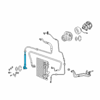 OEM Dodge Magnum Line-A/C Suction Diagram - 4596896AB