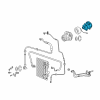 OEM 2009 Dodge Charger COMPRES0R-Air Conditioning Diagram - 4596492AD