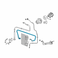 OEM Dodge Charger Line-A/C Discharge Diagram - 4596892AC