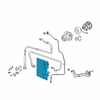 OEM 2007 Dodge Charger Cooler-CONDENSER And Trans Cooler Diagram - 5175368AA