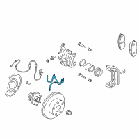 OEM 2014 Infiniti Q60 Hose Assembly-Brake Front Diagram - 46211-JL44A