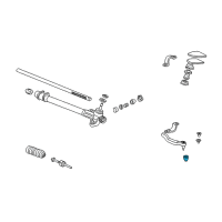 OEM Honda Accord Boot, Tie Rod End (Nok) Diagram - 53546-S84-003