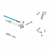 OEM 1998 Honda Civic Rack, Steering Diagram - 53427-S04-A01