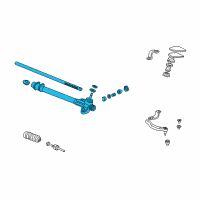 OEM 1997 Honda Civic Box, Steering Gear Diagram - 53040-S04-A01