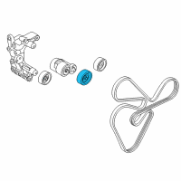 OEM Kia Sportage Pulley Assembly-Tension Diagram - 252822G000