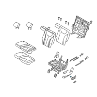 OEM Kia Telluride Pad U Diagram - 89146S9000WK