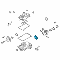 OEM BMW 640i Gran Coupe Heat Exchanger Oil Cooler Diagram - 11-42-7-525-333