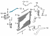 OEM Ford Explorer Reservoir Hose Diagram - L1MZ-8A365-BAC